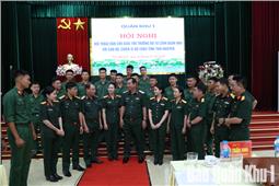 Tư lệnh Quân khu đối thoại dân chủ với cán bộ, chiến sĩ Bộ CHQS tỉnh Thái Nguyên